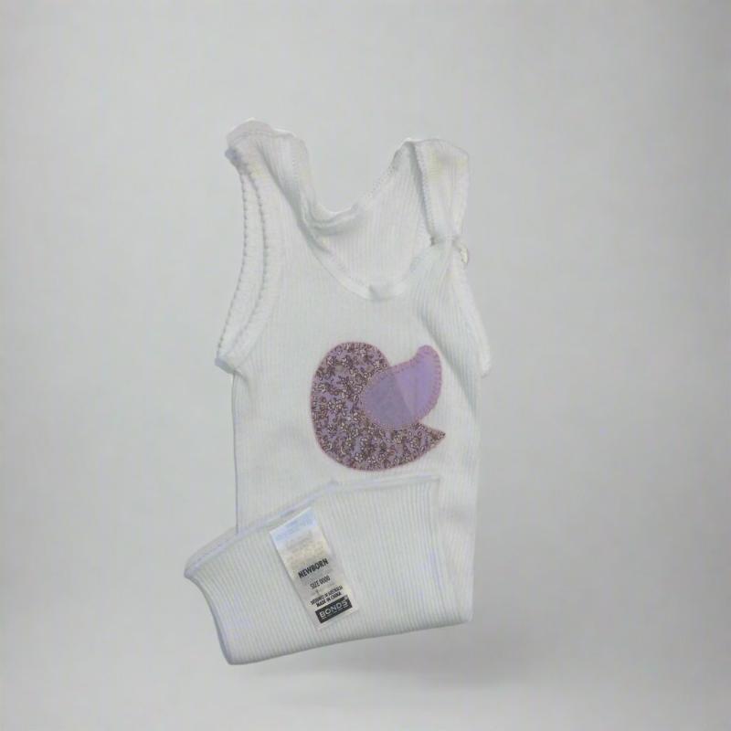 Hand Appliqued Singlets - Size 0000