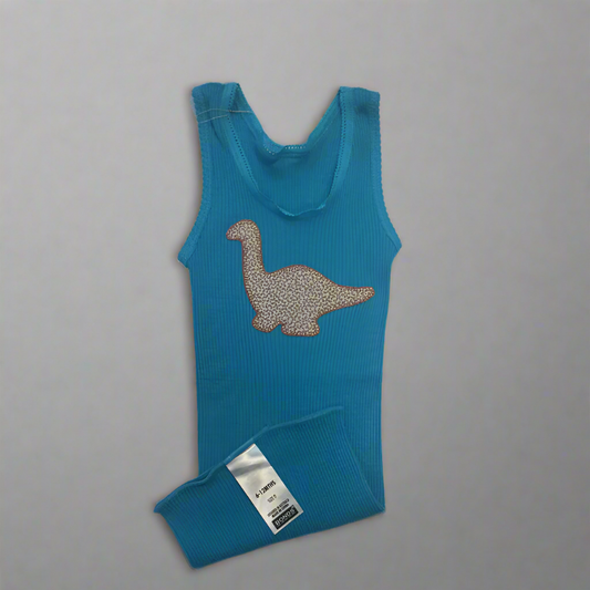 Hand Appliqued Singlet-Size 0