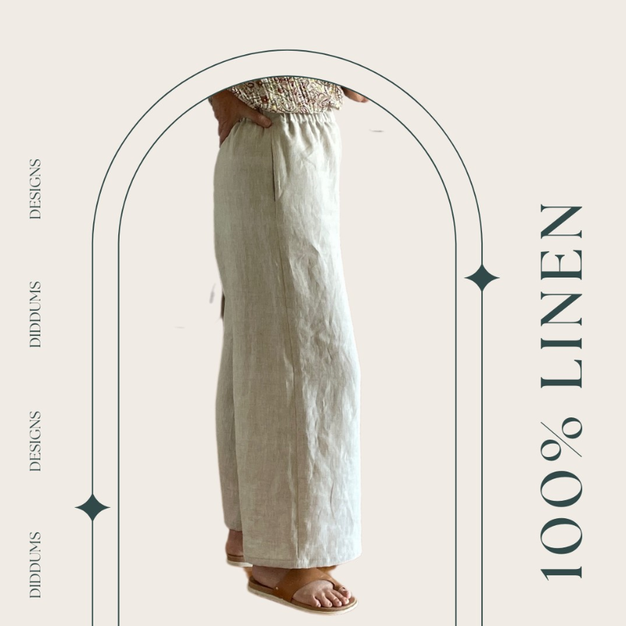 Pants- Natural Linen